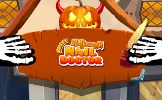 Crazy Halloween Nail Doctor