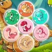 Dino Fusion Bubble Evolution