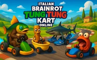 Italian Brainrot Tung Tung Kart Online