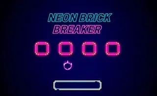 Neon Brick Breaker
