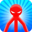 Red Stickman vs Monster School